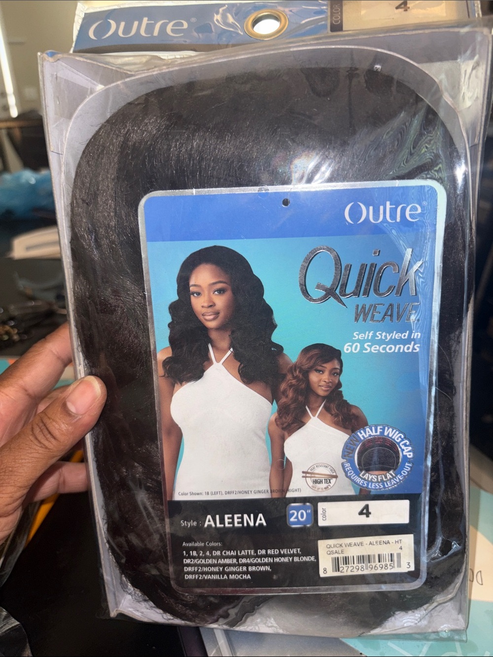 Outre Quick Weave Aleena Synthetic Wig —4